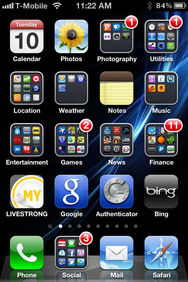 iPhone 4s on T-Mobile Screenshot
