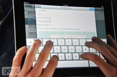 Standard QWERTY input
