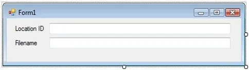 Form with hidden label control