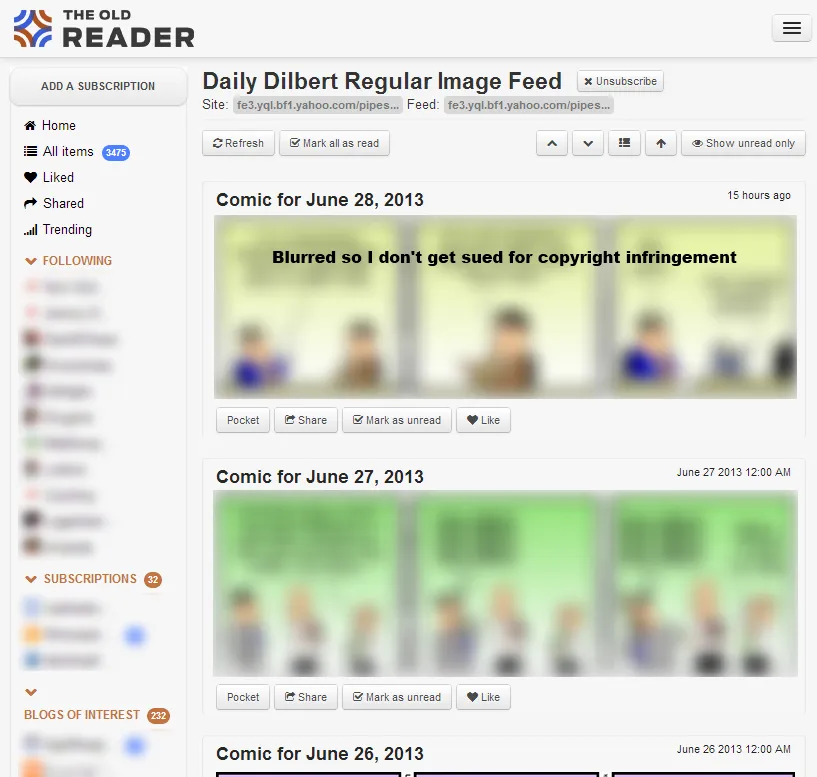 Much Better RSS Feed with Pictures