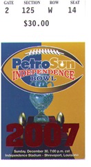 Independence Bowl Ticket