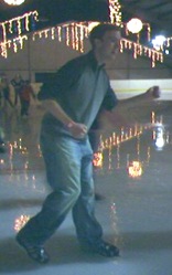 Ice Skating Fake Action Shot