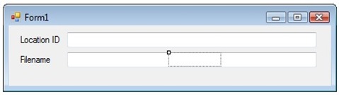 Label highlighted after selecting from properties window